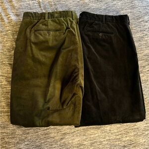 EUC Polo Ralph Lauren Classic Fit Big and Tall Corduroy Pants Lot of 2